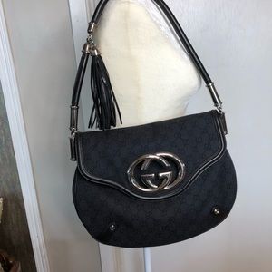 GG Black Tassel Bag. Gorgeous Come with Dust Bag.